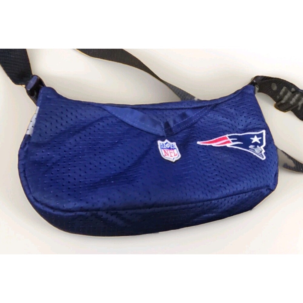 Vtg PATRIOTS NFL Pro-FAN-ity Littlearth Y2K Embroidered Logo Jersey Mesh Purse